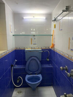Bathroom in 2 BHK Apartment at Krishna Leela CHS Goregaon, Goregaon West – for Rent