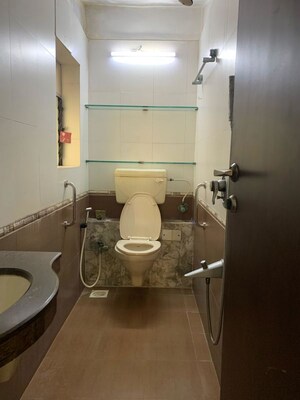 Bathroom in 2 BHK Apartment at Krishna Leela CHS Goregaon, Goregaon West – for Rent