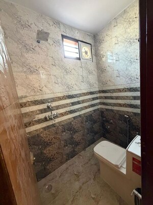 Bathroom in 2 BHK Builder Floor at Palam Vihar Extension – for Rent