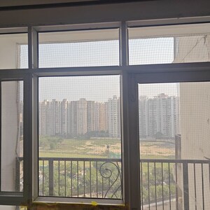 Balcony in 3.5 BHK Apartment at Prateek Wisteria, Sector 77 – for Rent