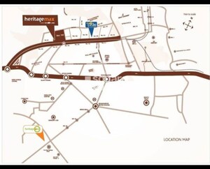 3 BHK Apartment – Map Location View at Conscient Heritage Max, Sector 102 - for Sale