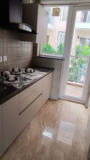 Kitchen in 2 BHK Builder Floor at Ace Palm Floors, Sector 89 – for Rent