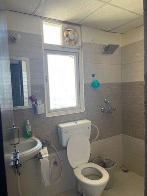 Bathroom in 2 BHK Builder Floor at Ace Palm Floors, Sector 89 – for Rent