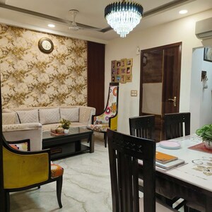 Dining area in 3 BHK Builder Floor at Raj Nagar Extension – for Sale