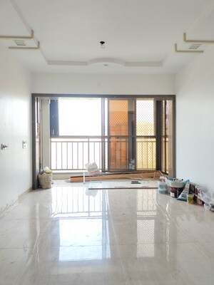 Living Room in 2.5 BHK Apartment at Uma Sparta, Ghodbunder Road – for Sale
