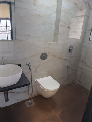 Bathroom in 1 BHK Apartment at Shreem Shree Krishna, Powai – for Sale