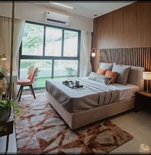Bedroom in 3 BHK Apartment at Godrej Ascend, Kolshet Road – for Sale