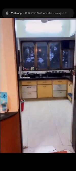 Kitchen in 3 BHK Apartment at Gods Gift CHS Vile Parle West, Vile Parle West – for Rent