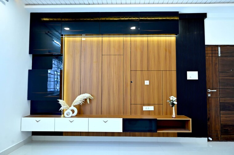 Living Room, fortune-green-homes-sapphire 3 Bedroom 1633 Sq.Ft. Apartment In Tellapur Hyderabad 10361484