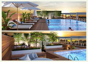 Swimming Pool in 3 BHK Builder Floor at Breez Flora Avenue 33, Sohna Sector 33 – for Sale