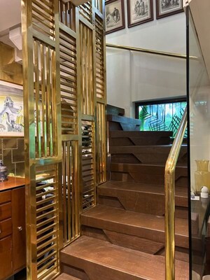 Staircase in 4 BHK Apartment at Mittal Park, Juhu – for Sale