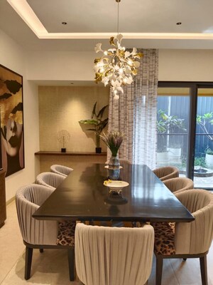 Living Room in 4 BHK Apartment at Unique Envogue, Mundhwa – for Sale