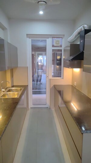 Kitchen in 3 BHK Apartment at SAV Gulnaar Meadows, Ambala Highway – for Rent