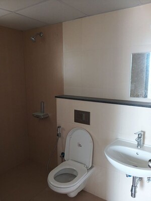 Bathroom in 3 BHK Apartment at SBR Keerthi, Old Madras Road – for Rent