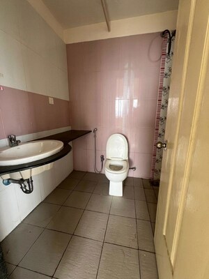Bathroom in 3 BHK Apartment at Nanded City Shubh Kalyan, Nanded – for Rent