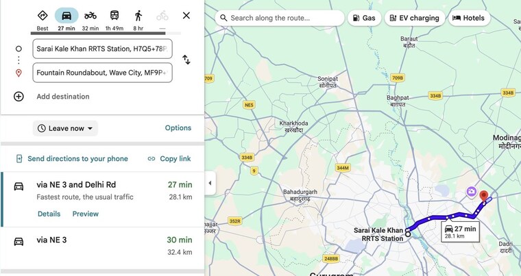 Map Location, sector 7 wave city  135 Sq.Yd. Plot In Sector 7 Wave City Ghaziabad 10361706