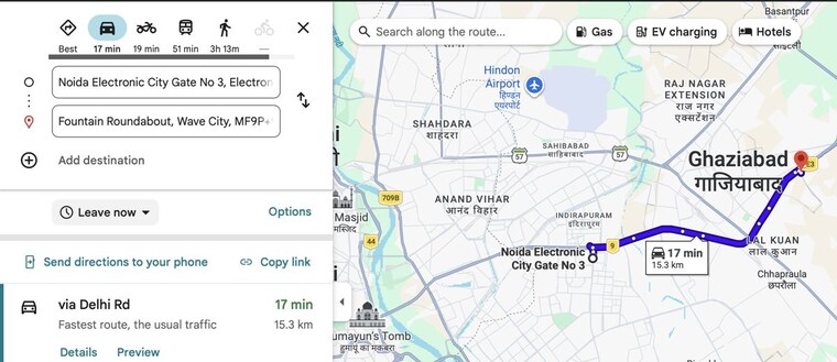 Map Location, sector 7 wave city  135 Sq.Yd. Plot In Sector 7 Wave City Ghaziabad 10361706