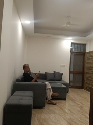 Living Room in 3 BHK Builder Floor at Jalvayu Vihar – for Rent