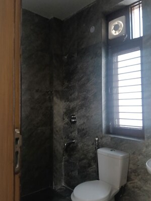 Bathroom in 3 BHK Builder Floor at Jalvayu Vihar – for Rent