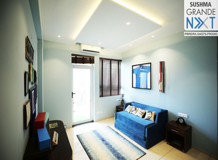 Master Bedroom, sushma-grande-nxt 3 Bedroom 1475 Sq.Ft. Apartment In Lohgarh Zirakpur 8764879