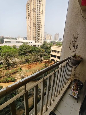 Balcony in 2 BHK Apartment at Coral Heights, Kavesar – for Rent