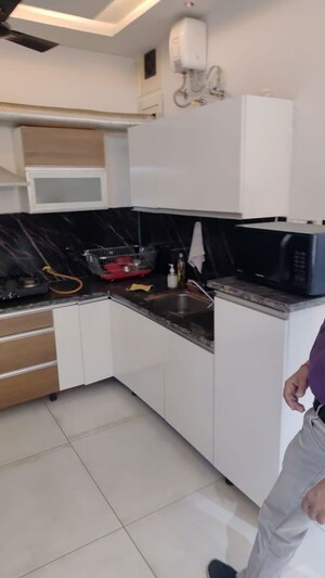 Kitchen in 3 BHK Apartment at Aura Gazania, Nabha – for Rent
