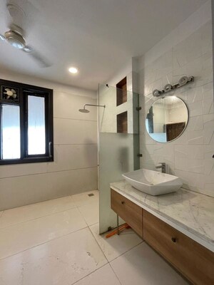 Bathroom in 4 BHK Builder Floor at Malka Ganj – for Sale