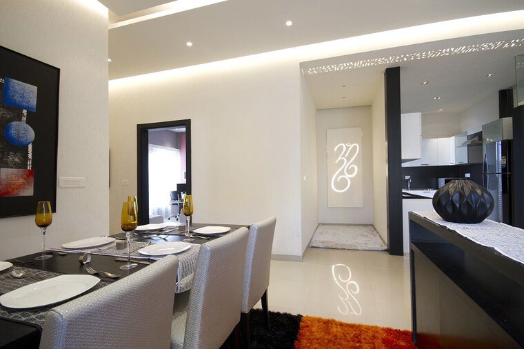 Kitchen, sushma-chandigarh-grande 3 Bedroom 1885 Sq.Ft. Apartment In Lohgarh Zirakpur 8903095