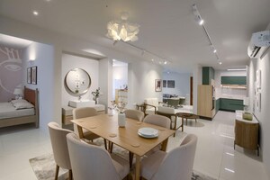 Dining area in 3 BHK Apartment at Jayabheri The Sahasra, Serilingampally – for Sale