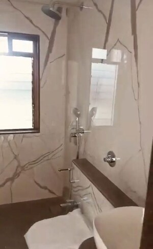 Bathroom in 4 BHK Apartment at Alamdar The Auro, Lower Parel – for Rent