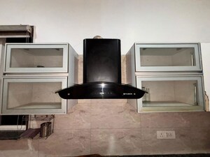 Kitchen in 3 BHK Builder Floor at Sushant Lok I – for Rent