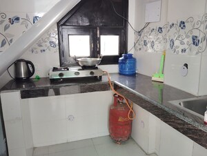 Kitchen in 1 RK Builder Floor at Kalkaji – for Rent