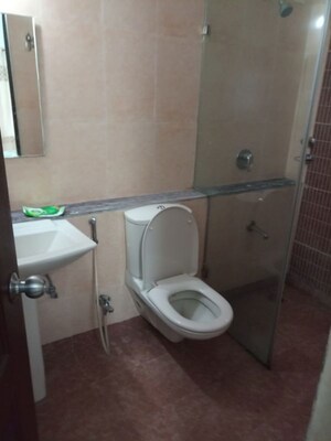 Bathroom in 2 BHK Apartment at Swanashilp Apartment, Karve Nagar – for Rent