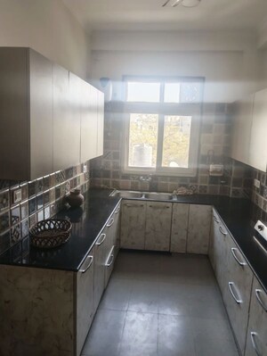 Kitchen in 3 BHK Builder Floor at Kalkaji – for Rent