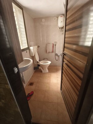 Bathroom in 2 BHK Apartment at La Chapelle Apartment, Malad West – for Rent