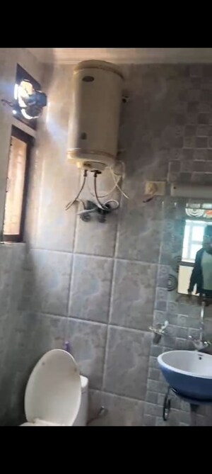 Bathroom in 2 BHK Builder Floor at Kalkaji – for Rent