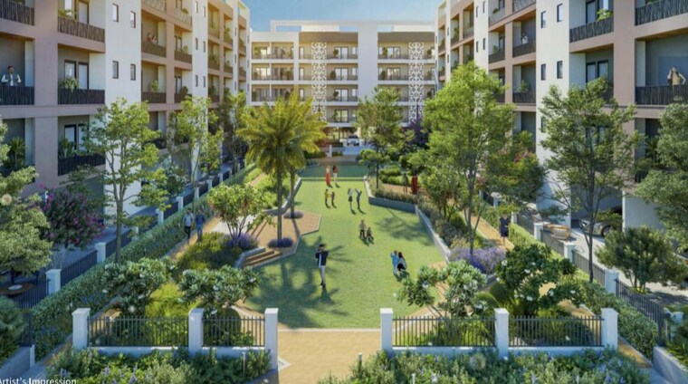 Exterior View, ns-avani-signature-floors 3 Bedroom 1352 Sq.Ft. Builder Floor In Sohna Sector 2 Gurgaon 10362091