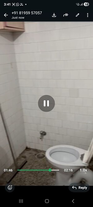 Bathroom in 2 BHK Builder Floor at Sector 44 – for Rent