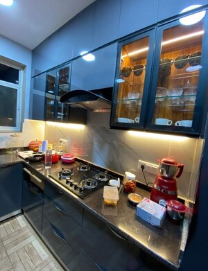 Kitchen in 4 BHK Apartment at Ansal Sushant Estate, Sector 52 – for Rent