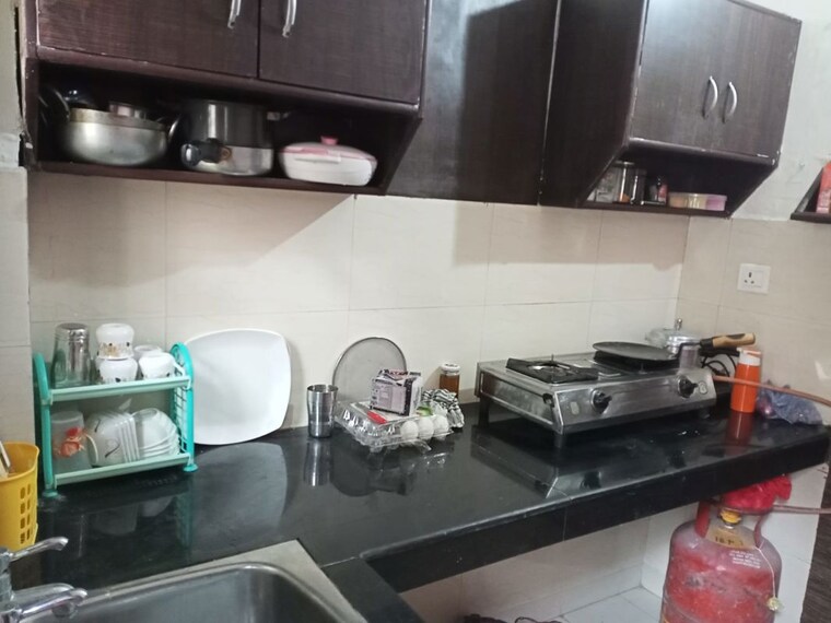 Kitchen, sector 63 1 RK 500 Sq.Ft. Builder Floor In Sector 63 Mohali 10362194