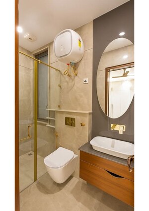 Bathroom in 3 BHK Builder Floor at Dlf Phase I – for Sale