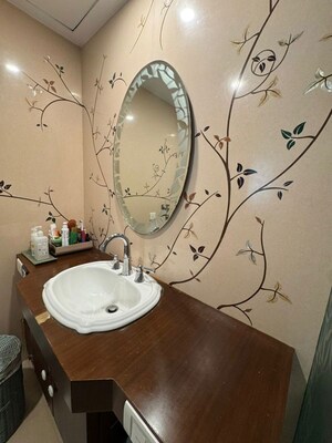Bathroom in 4 BHK Apartment at Prabhadevi – for Rent