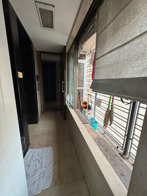 Balcony in 4 BHK Apartment at Prabhadevi – for Rent
