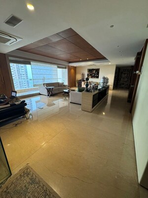 Living Room in 4 BHK Apartment at Prabhadevi – for Rent