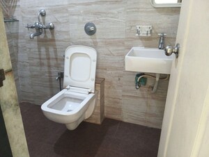 Bathroom in 2 BHK Apartment at Cosmos Classique, Ghodbunder Road – for Rent