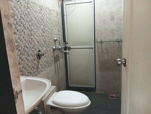 Bathroom in 2 BHK Apartment at Cosmos Classique, Ghodbunder Road – for Rent
