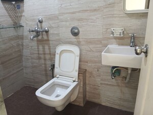 Bathroom in 2 BHK Apartment at Cosmos Classique, Ghodbunder Road – for Rent