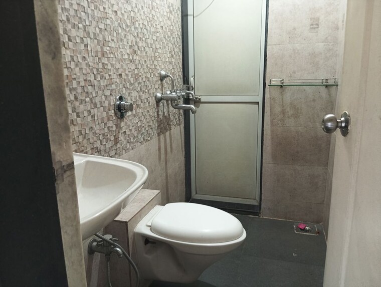 Bathroom, cosmos-classique 2 Bedroom 650 Sq.Ft. Apartment In Ghodbunder Road Thane 10362272