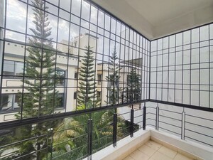 Balcony in 3 BHK Apartment at Aakruthi Silverline, Somasundarapalya – for Rent