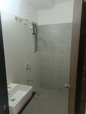 Bathroom in 1 BHK Apartment at Roshan Milestone, Tathawade – for Rent